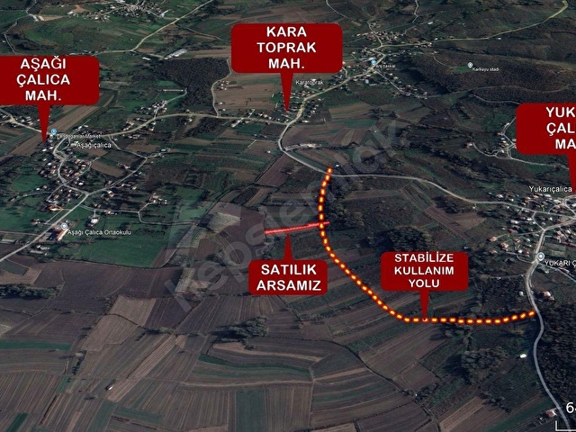 269-ŞEKERGAYRİMENKUL İLÇEYE YAKIN SATILIK 2010 m2 HOBİ BAHÇESİ - Görsel 4