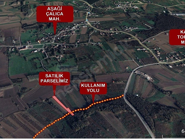 269-ŞEKERGAYRİMENKUL İLÇEYE YAKIN SATILIK 2010 m2 HOBİ BAHÇESİ - Görsel 3