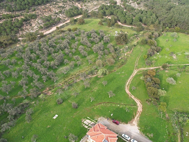 AYVALIK CAMLIK TA SATILIK 2540 METRE KARE VİLLA İMARLI ARSA. - Görsel 4