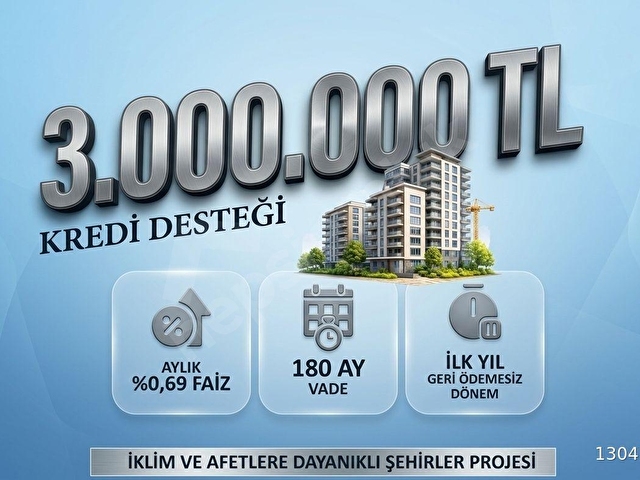 0,69 Kredi Fırsatı 1.748.000 TL Peşinatla Serdivan Merkzde Daire - Görsel 2