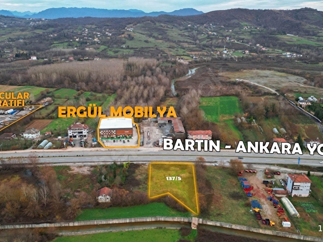 Bartın-Ankara Yolu Üzeri Satılık Ticari Arsa 2115 m² - Görsel 2