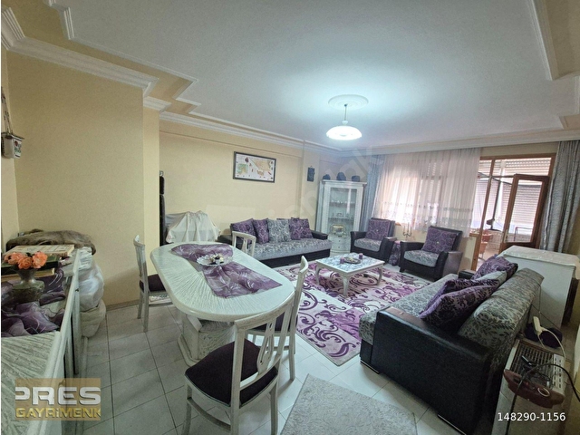 PRESTİJDEN CUMHURİYETTE GENİŞ OTURUM TERTEMİZ 3+1 DAİRE