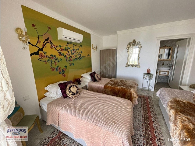Gökbelde Full Deniz Manzaralı 5000M2 Arsa İçerisinde Satılık Vıp Villa - Görsel 23