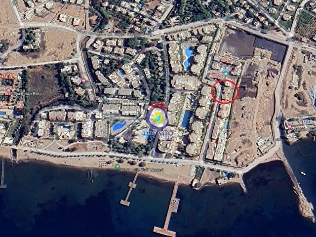 BODRUM TURGUTREİS TE DENİZE 0 KONUMLU SİTE İÇİNDE 1+1 DAİRE - Görsel 2