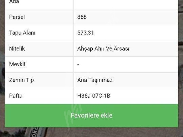 YILMAZ EMLAKTAN HACILAR MAH.İMARLI ARSA