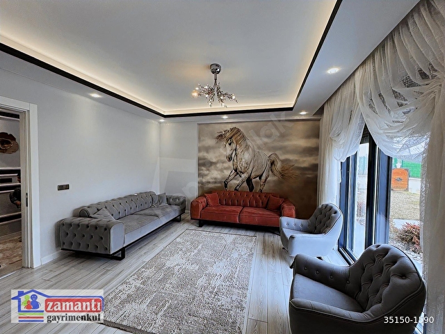 230 m2 ,5 Oda,Lüks Yapılı,575 m2 Arsalı,HAVUZLU Villa - Görsel 20