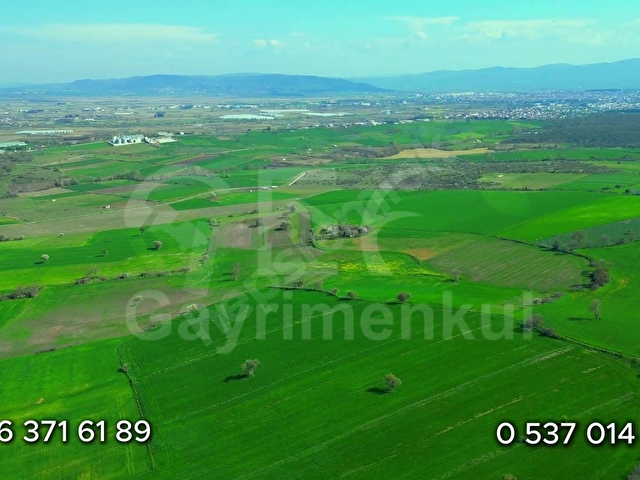 BALIKESİR GÖNEN RESMİ YOLA CEPHELİ SATILIK TARL!  Her Türlü Projeye Uygun 9.347 m² Dev Arazi - Görsel 6