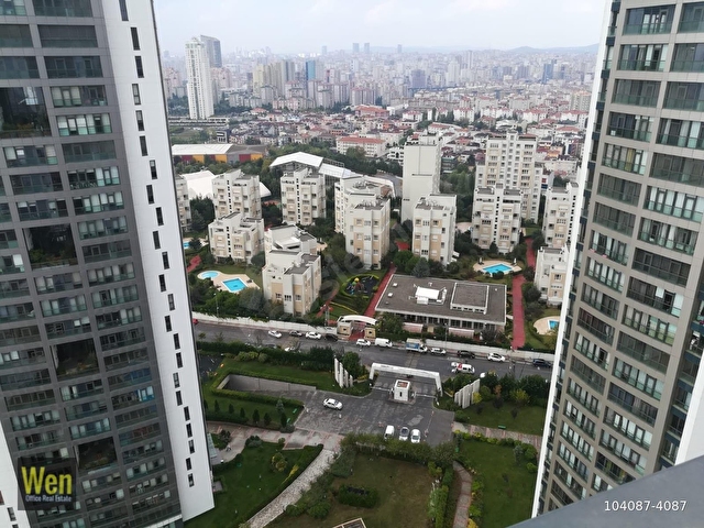 Ataşehir Brandium 1+1 Kiralık Boş Daire Deniz ve Havuz Manzaralı Eşyasız - Görsel 21