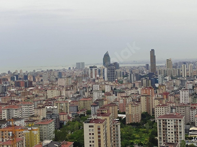 Ataşehir Brandium 1+1 Kiralık Boş Daire Deniz ve Havuz Manzaralı Eşyasız - Görsel 11