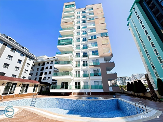MAHMUTLARDA DENİZ MANZARALI LÜX EŞYALI GENİŞ 1+1 DAİRE - Görsel 3
