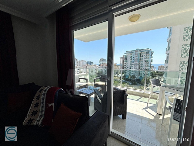 MAHMUTLARDA DENİZ MANZARALI LÜX EŞYALI GENİŞ 1+1 DAİRE - Görsel 24