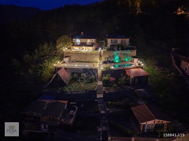ALANYA DİMÇAYI ÜZÜMLÜ SATILIK TAŞ VİLLA BUNGALOV KONSEPTLİ MÜLK - Görsel 14