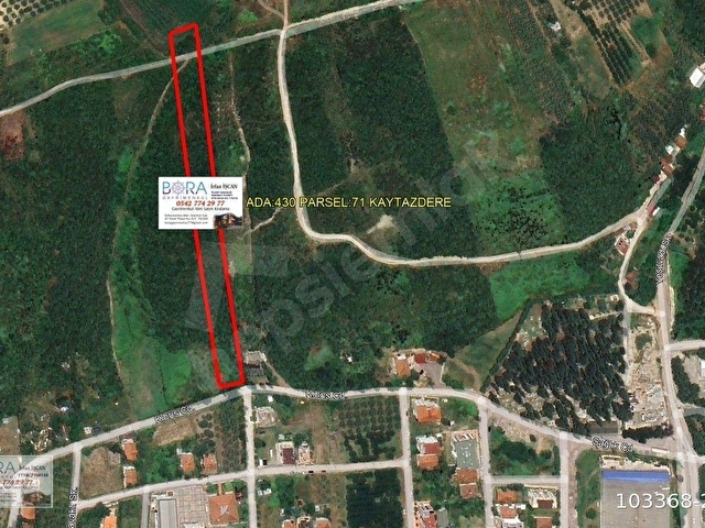 BORAdan, Kaytazderede DENİZ MANZARALI 7309 m² YOLA CEPHE TARLA - Görsel 30