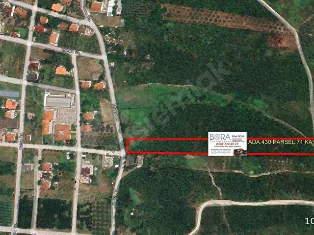 BORAdan, Kaytazderede DENİZ MANZARALI 7309 m² YOLA CEPHE TARLA - Görsel 28