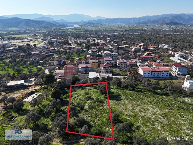 Milas Kırcağızda Köye Sıfır 1644m² Manzaralı Arsa - Görsel 12