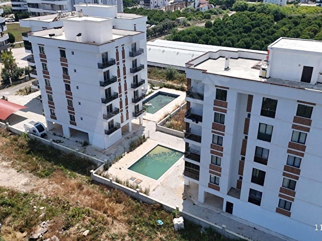 DENİZ MANZARALI VE ÇİFT HAVUZLU SİTE İÇİNDE İSKANLI SIFIR 2+1 - Görsel 3