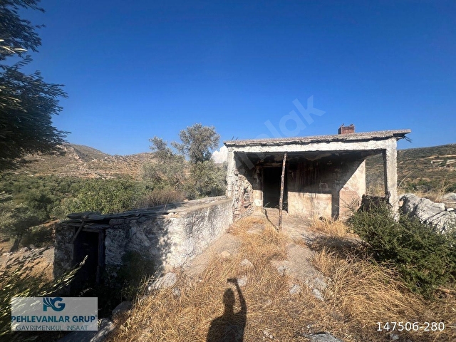 Milas Çökertmede Deniz Manzaralı Tapulu 800m2 Müstakil Taş Ev - Görsel 30