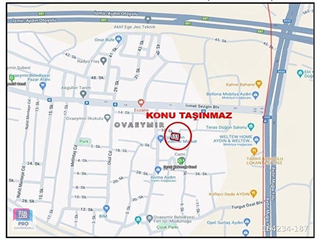 AYDIN OVAEYMİRDE İMARLI ARSA İÇİNDE KÂRGİR EV YÜKSEK EMSALLİ - Görsel 9