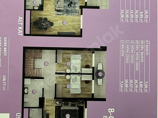 KAVANYA KORU DA GÖL MANZARALI EN GÜZEL KONUMDA SATILIK 3+1 DAİRE - Görsel 24