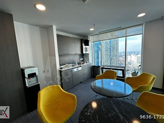 Maslak Sun Plaza 390m2 Manzaralı Dekorasyonlu Kiralık Ofis / LUX - Görsel 16