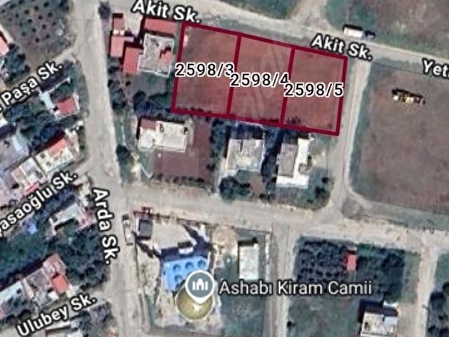 Altıparmaktan Varsaklarda Yanyana Satılık 3 Parsel Arsa - Görsel 2