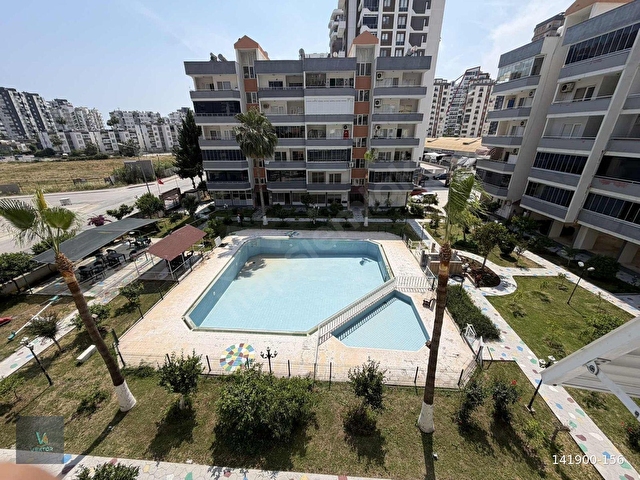 TECEDE DENİZE 100 M MESAFEDE HAVUZLU SİTEDE 2+1 SATILIK DAİRE