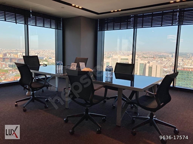 Nurol Tower Satış Ofisinden Manzaralı Birleştirilebilir Ofis / LUX - Görsel 17