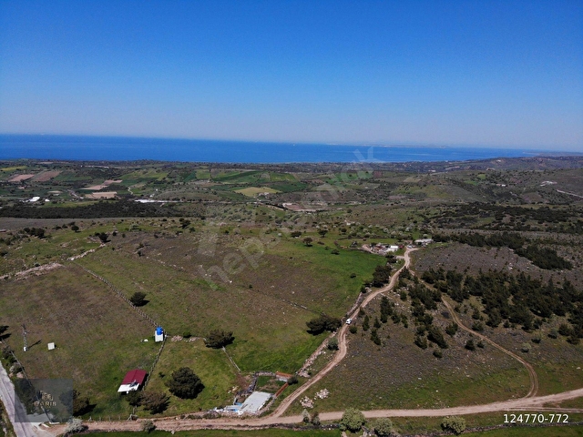 ÇANAKKALE AYVACIK NALDÖKEN KÖYÜNDE DENİZ MANZARALI SATILIK TARLA - Görsel 9