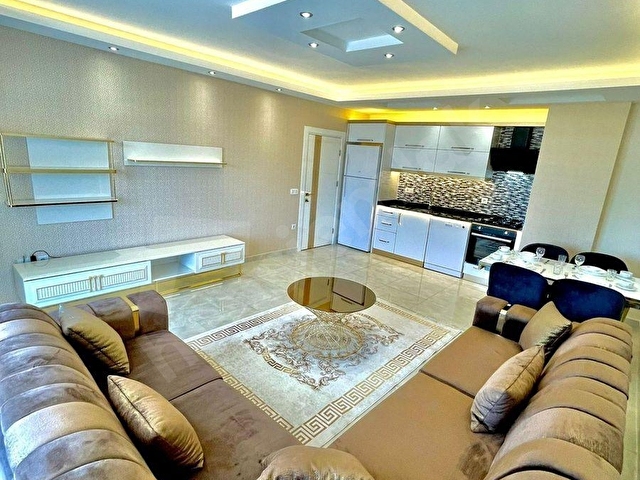 ALANYA KESTEL’DE DENİZE 400 M LÜKS FULL EŞYALI 2+1 SATILIK DAİRE - Görsel 4