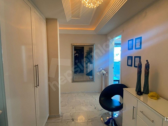 ALANYANIN EN İYİ 3+1 SATILIK PENTHOUSE FUL DENİZ VE KALE MANZARALI - Görsel 24