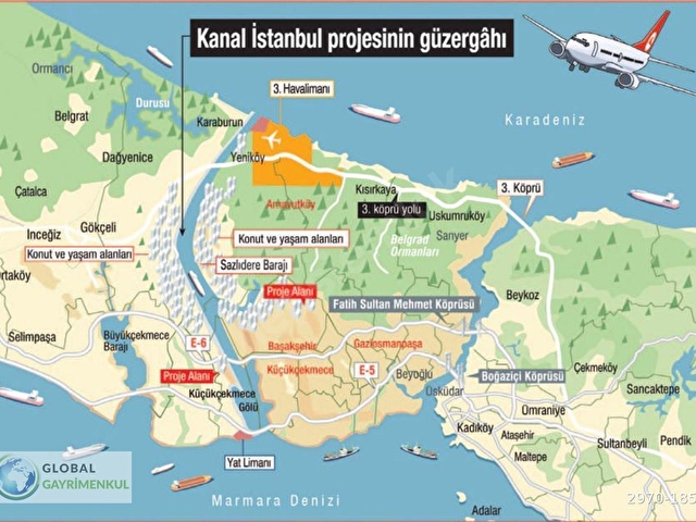 Arnavutköy Hadımköy Toki Çevresinde Kanal İstanbula Yakın İmarlı Kupon Arsa - Görsel 5
