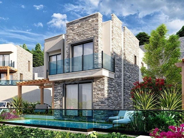 BODRUM GÜLLÜKTE YAŞAM KONAKLARINDA SİTE İÇERİSİNDE SATILIK VİLLA - Görsel 8