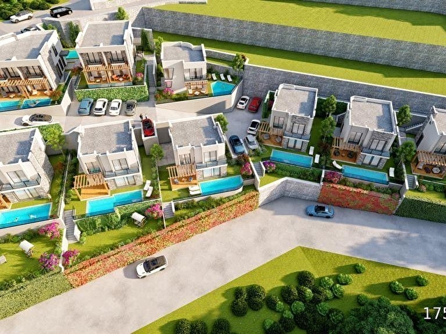 BODRUM GÜLLÜKTE YAŞAM KONAKLARINDA SİTE İÇERİSİNDE SATILIK VİLLA - Görsel 14