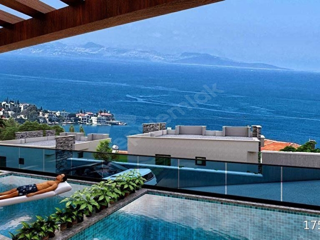 BODRUM GÜLLÜKTE YAŞAM KONAKLARINDA SİTE İÇERİSİNDE SATILIK VİLLA - Görsel 18
