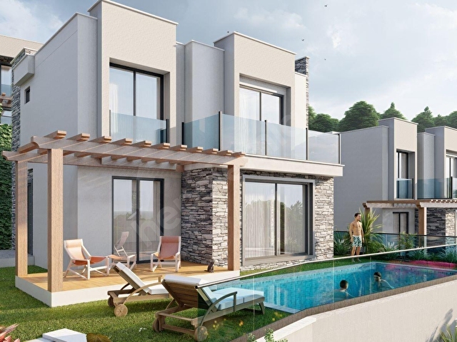BODRUM GÜLLÜKTE YAŞAM KONAKLARINDA SİTE İÇERİSİNDE SATILIK VİLLA - Görsel 2