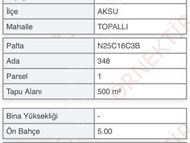AKSU TOPALLI DA KÖŞE ARSA YOLA YAKIN - Görsel 6