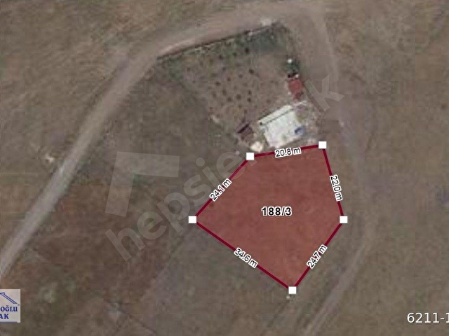 Bala Beynamda Satılık İmarlı 1025 M2 Villa Arsası