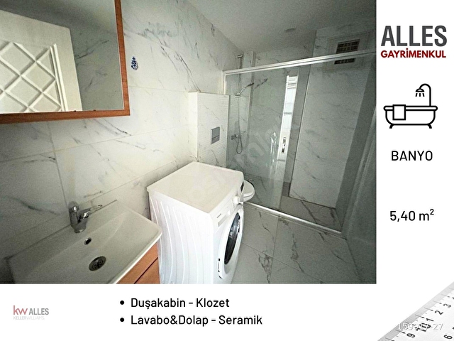 ALLESTEN ÖMERAĞA MAHALLESİNDE SATILIK EŞYALI 1+1 DAİRE - Görsel 13