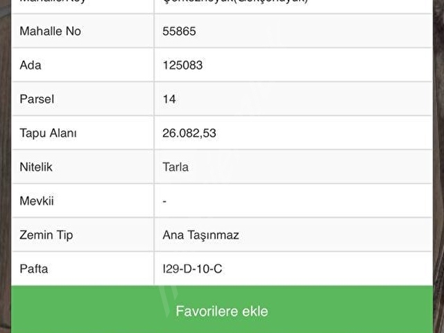 mükemmel konumda bahçe
