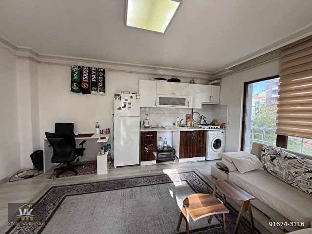 VK KÖPRÜ GRUPTAN GENİŞ ARA KAT SATILIK 1+1 DAİRE - Görsel 12
