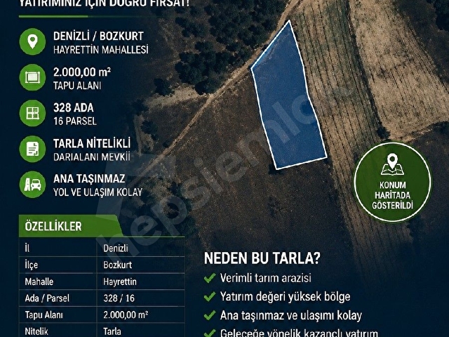 Denizli Bozkurt Hayrettin mahallesi