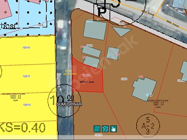 CANBULATTAN GÜMÜŞPINARDA SATILIK 300 m² ARSA - Görsel 16