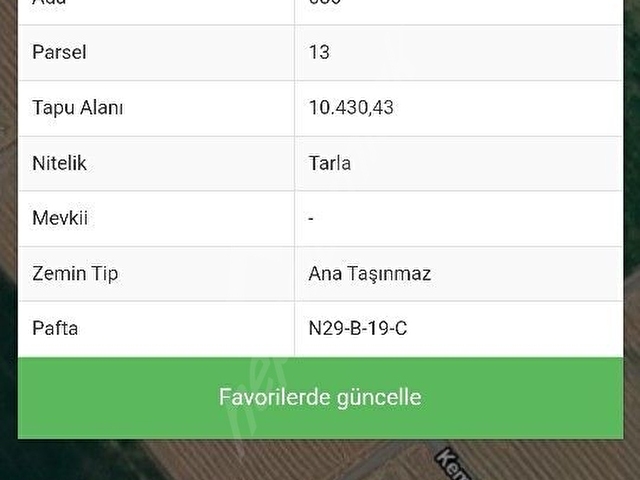 Erdaş mevkiinde satılık tarla - Görsel 2