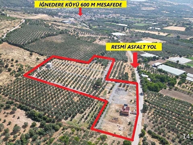 MENEMEN İĞNEDEREDE KÖYÜNDE 264m2 ELEKTRİK SUYU OLAN SATILIK PARSELLER - Görsel 2