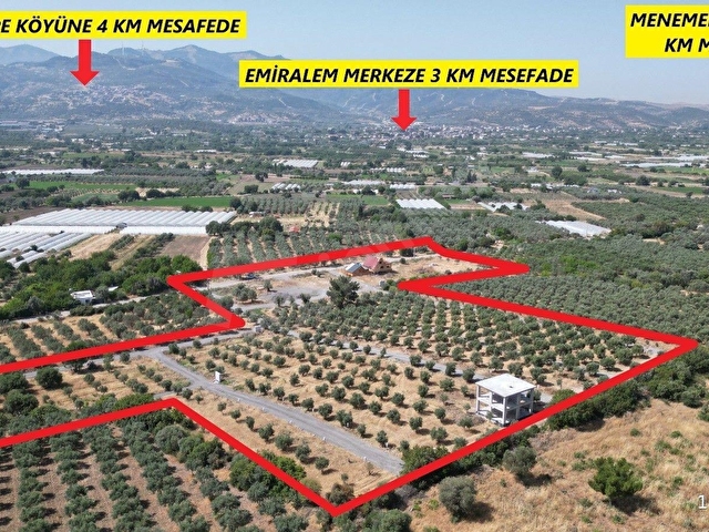 MENEMEN İĞNEDEREDE KÖYÜNDE 264m2 ELEKTRİK SUYU OLAN SATILIK PARSELLER