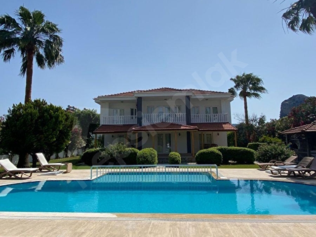 Muğla dalyan Maraş bölgesinde dalyan nehrine yakın Müstakil havuzlu Villa - Görsel 4