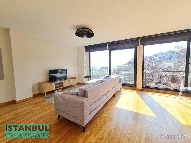 New Building, Fully Furnished, 2 bedroom Flat with View for Rent - Görsel 5