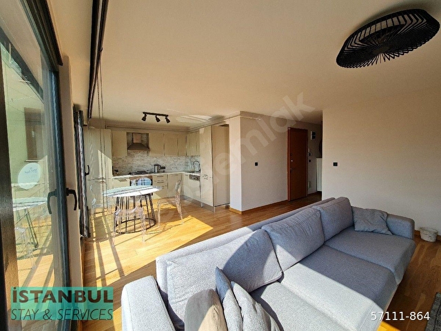 New Building, Fully Furnished, 2 bedroom Flat with View for Rent - Görsel 9