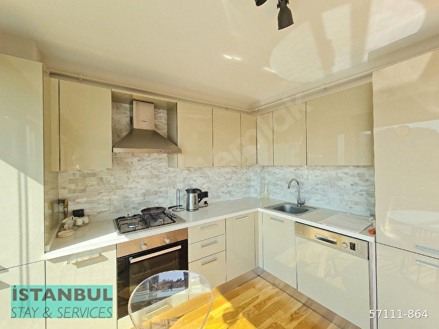 New Building, Fully Furnished, 2 bedroom Flat with View for Rent - Görsel 19