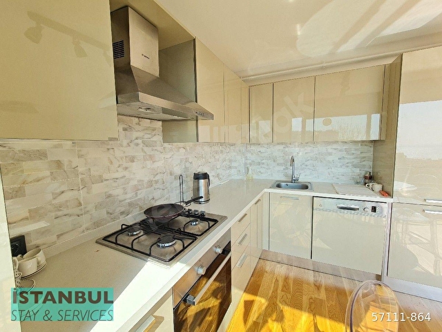 New Building, Fully Furnished, 2 bedroom Flat with View for Rent - Görsel 29